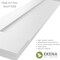 Ekena Millwork True Fit PVC San Miguel Mission Style Fixed Mount Shutters, Colorful Leaves, 18W x 64H, PR TFP001SM18X064CL - alternate 15